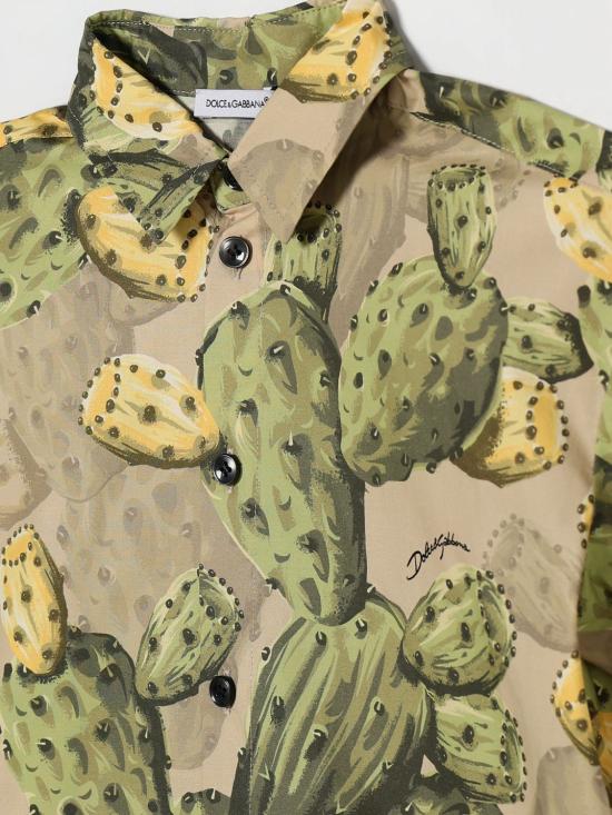 26SS [키즈] 돌체앤가바나 셔츠 L44S72HS5UD HA5XN Yellow Cream - DOLCE & GABBANA