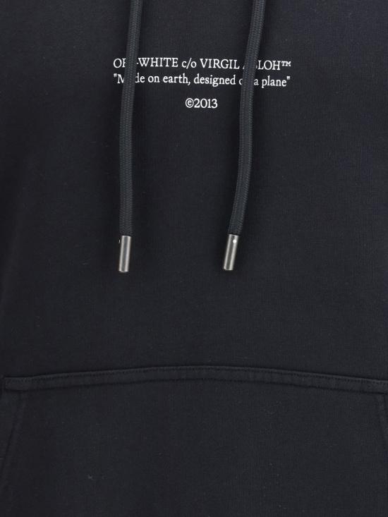 26SS 오프화이트 긴팔 티셔츠 44MBB085S26F009 001 Black - OFF WHITE