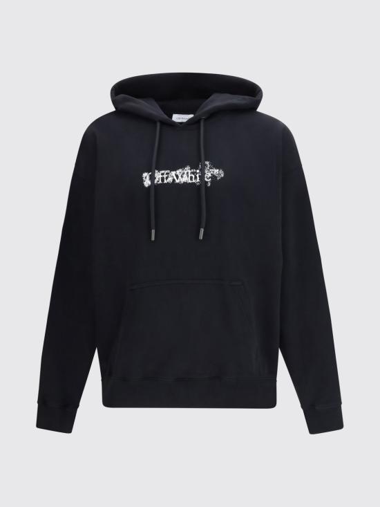 26SS 오프화이트 긴팔 티셔츠 44MBB085S26F00H 0001 Black - OFF WHITE