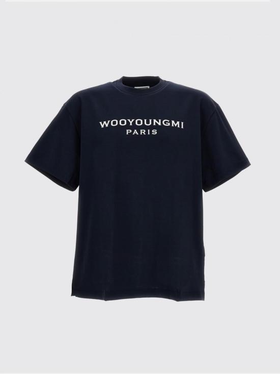 26SS 우영미 반팔 티셔츠 W261TS02 704N Blue - WOOYOUNGMI