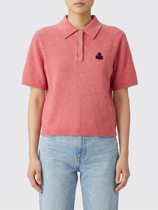 26SS 이자벨마랑에뚜왈 폴로 티셔츠 PU0849FAC1L17E BGGA Pink