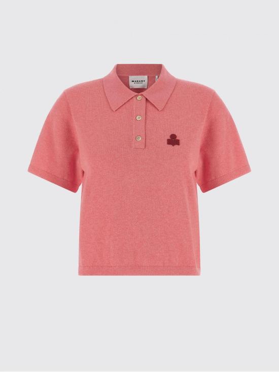 26SS 이자벨마랑에뚜왈 폴로 티셔츠 PU0849FAC1L17E BGGA Pink - ISABEL MARANT ETOILE