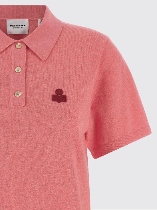 26SS 이자벨마랑에뚜왈 폴로 티셔츠 PU0849FAC1L17E BGGA Pink - ISABEL MARANT ETOILE