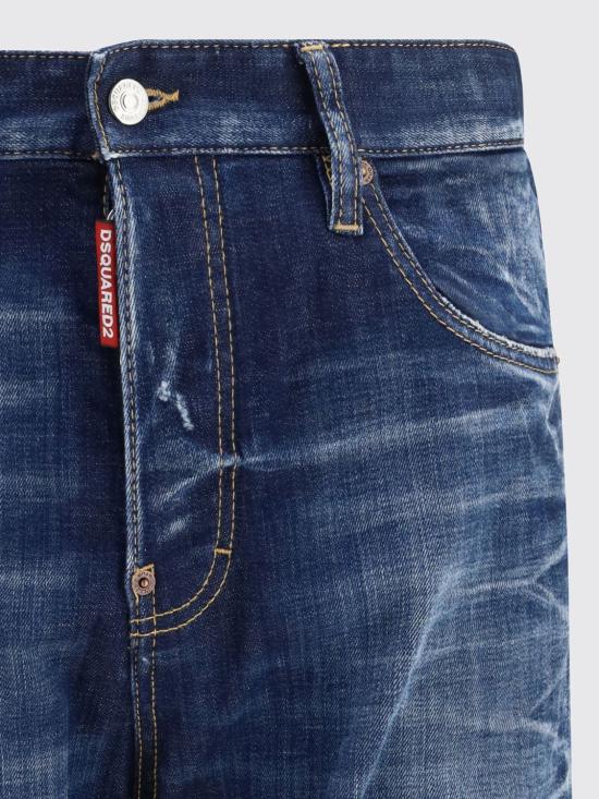 26SS 디스퀘어드2 데님 팬츠 S71LB1718D30010 470 Navy - DSQUARED2