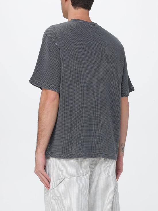 26SS 칼하트 WIP 숏슬리브 넬슨 와플 티셔츠 I036185 89GD Black - CARHARTT WIP