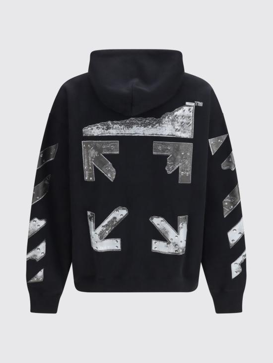 26SS 오프화이트 긴팔 티셔츠 44MBB085S26F001 0001 Black - OFF WHITE