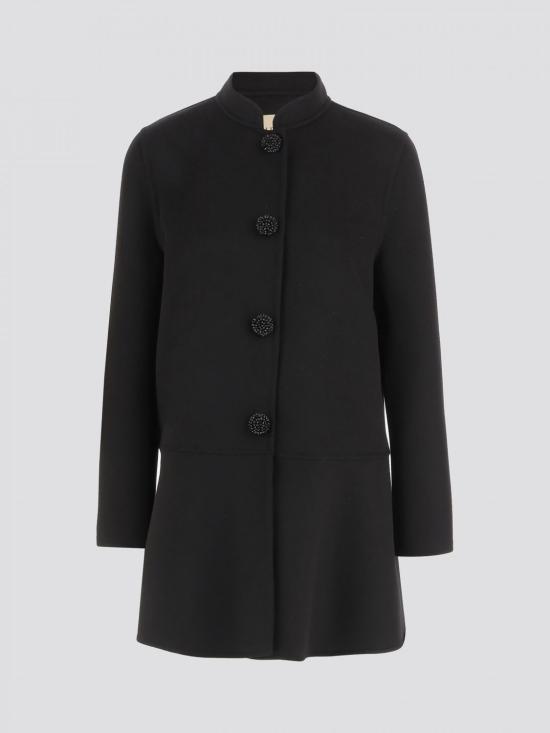 26SS 발렌티노 가라바니 코트 8B3CA8726JA 0NO Black - VALENTINO GARAVANI