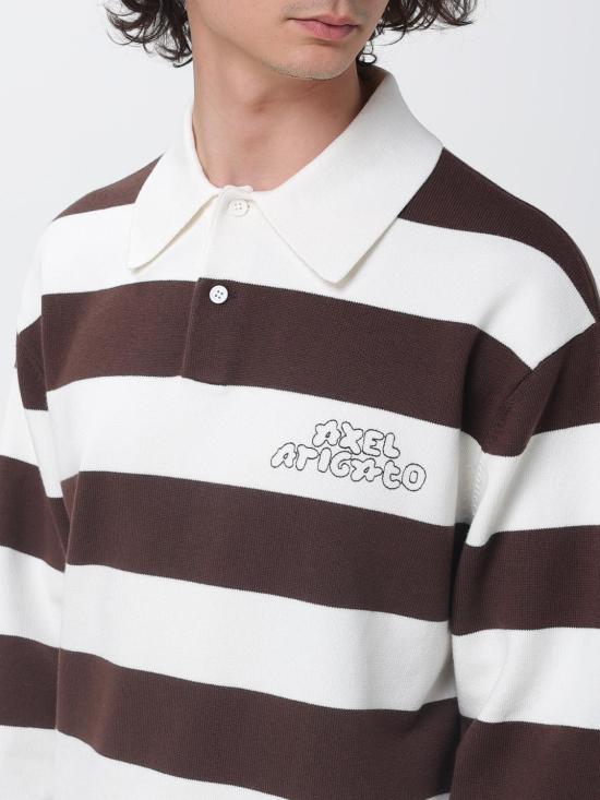 26SS 악셀 아리가토 폴로 티셔츠 A3947003 Brown - AXEL ARIGATO