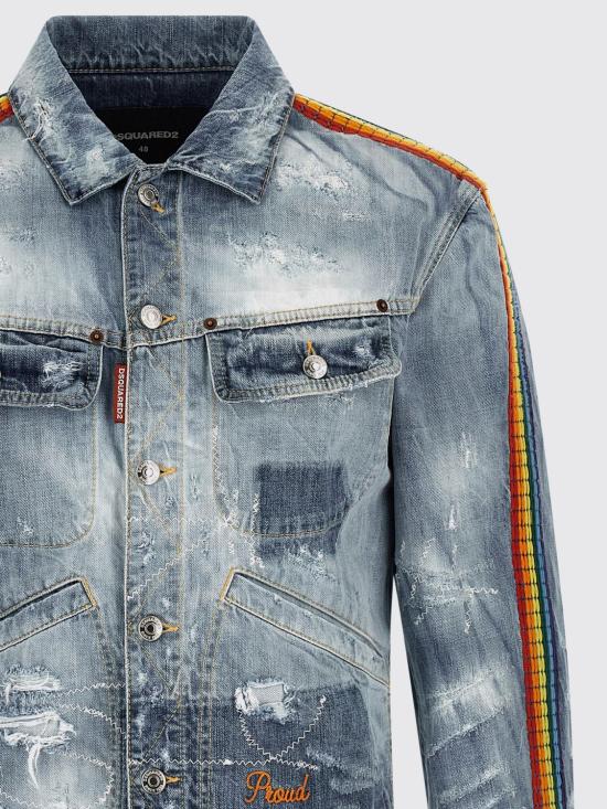 26SS 디스퀘어드2 자켓 S74AM1684D30011 470 Blue - DSQUARED2