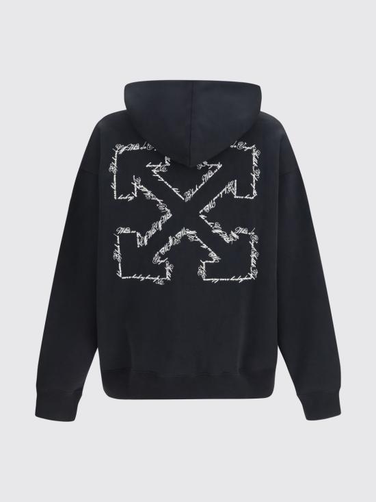 26SS 오프화이트 긴팔 티셔츠 44MBB085S26F004 0001 Black - OFF WHITE