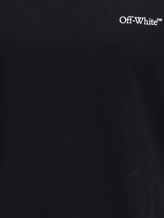 26SS 오프화이트 반팔 티셔츠 44MAA027S26J001 0001 Black - OFF WHITE