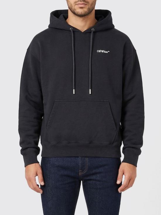 26SS 오프화이트 긴팔 티셔츠 44MBB085S26F00A 0001 Black