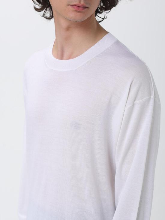 26SS 아미 스웨터 UKS856KN0066 136 Cream - AMI