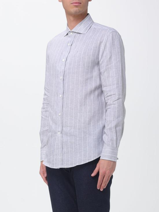 26SS 브루넬로 쿠치넬리 셔츠 MA6860627 C102 Pearl - BRUNELLO CUCINELLI