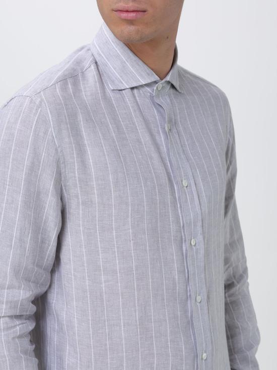 26SS 브루넬로 쿠치넬리 셔츠 MA6860627 C102 Pearl - BRUNELLO CUCINELLI