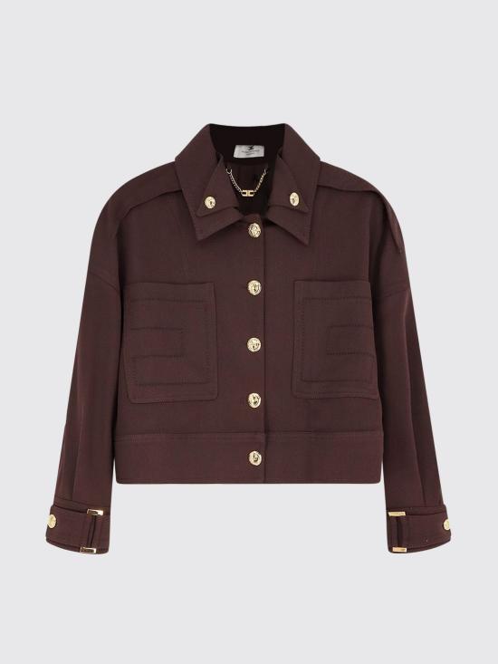 26SS 엘리자베타프랜치 자켓 GB00561E2 644 Brown - ELISABETTA FRANCHI