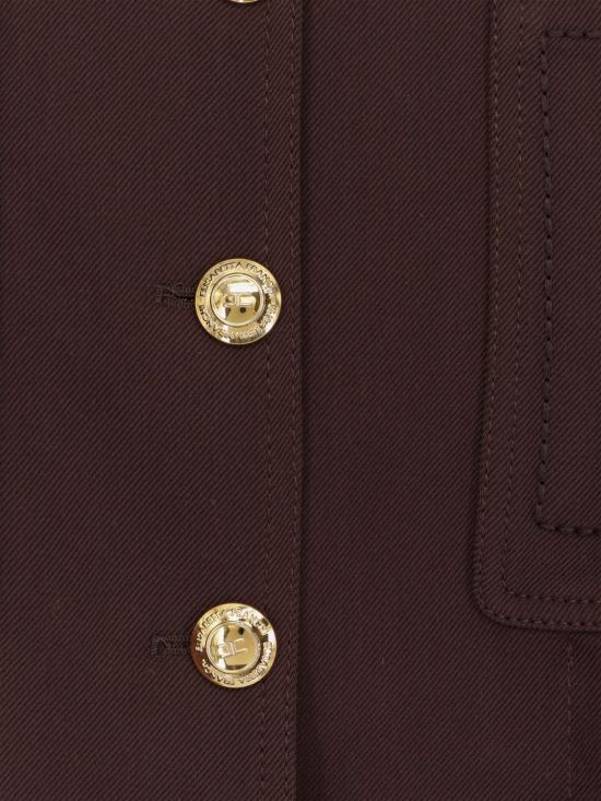 26SS 엘리자베타프랜치 자켓 GB00561E2 644 Brown - ELISABETTA FRANCHI