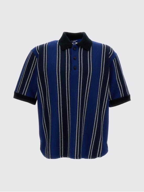 26SS 와타나베 준야 폴로 티셔츠 WQT009051 1 Blue - JUNYA WATANABE