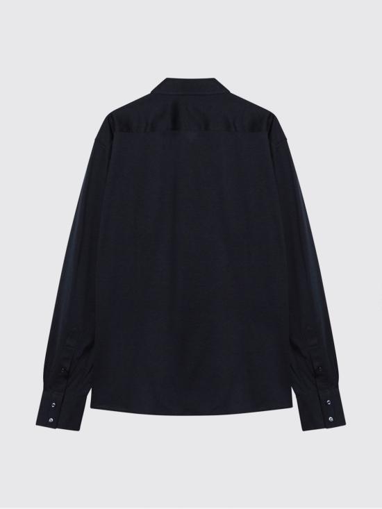 26SS 브루넬로 쿠치넬리 프렌치 칼라 셔츠 MD8216686 C4425 Blue - BRUNELLO CUCINELLI