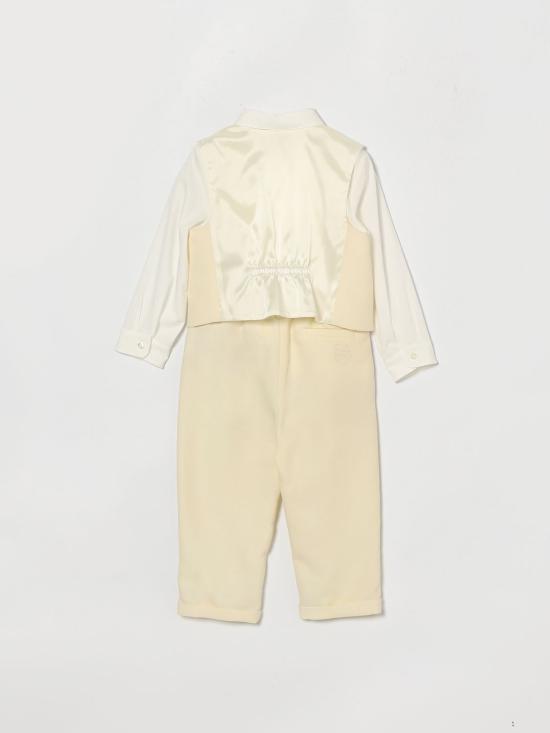 26SS [키즈] 엠포리오 아르마니 오버롤 EB000902AF21040 U1079 White - EMPORIO ARMANI