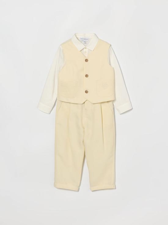 26SS [키즈] 엠포리오 아르마니 오버롤 EB000902AF21040 U1079 White