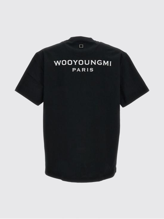 26SS 우영미 반팔 티셔츠 W261TS07 708B Black - WOOYOUNGMI