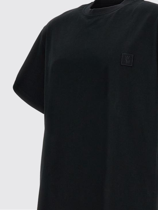 26SS 우영미 반팔 티셔츠 W261TS07 708B Black - WOOYOUNGMI