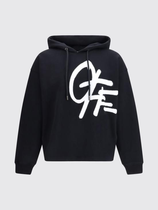 26SS 오프화이트 후드 티셔츠 44MBB12MS26F007 0001 Black - OFF WHITE