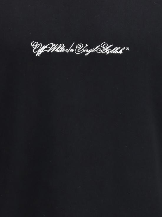 26SS 오프화이트 긴팔 티셔츠 44MBA054S26F001 0001 Black - OFF WHITE