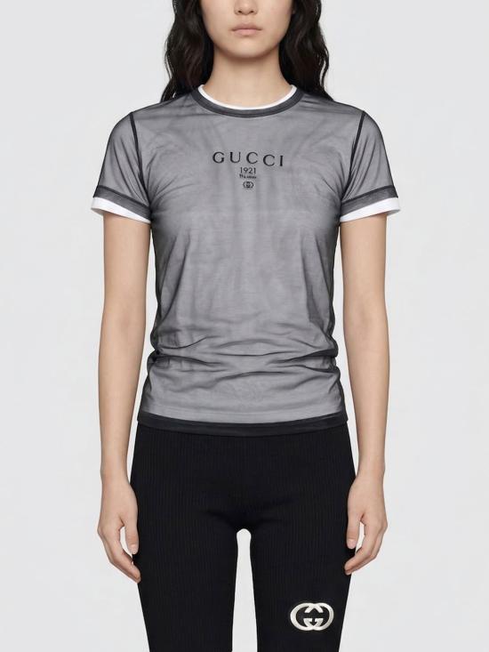 26SS 구찌 반팔 티셔츠 856822XJHQ5 9097 Red