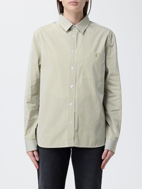 26SS 생로랑 셔츠 861080Y260D 3302 Kaki