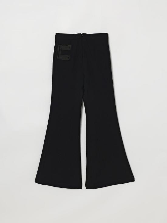 26SS [키즈] 엘리자베타프랜치 스트레이트 팬츠 EFPA3170FODER N135 Black - ELISABETTA FRANCHI
