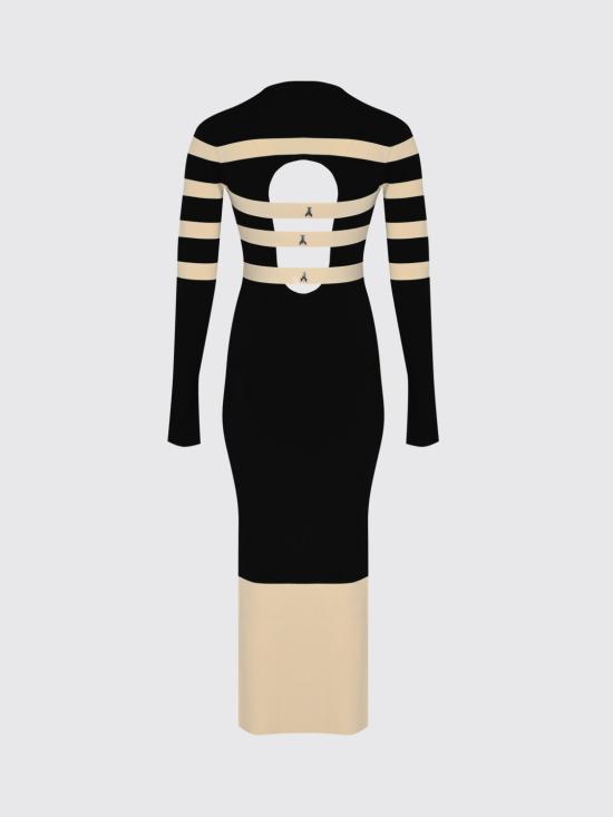 26SS 파트리지아페페 롱 원피스 8A1666K323 J4S8 Black - PATRIZIA PEPE