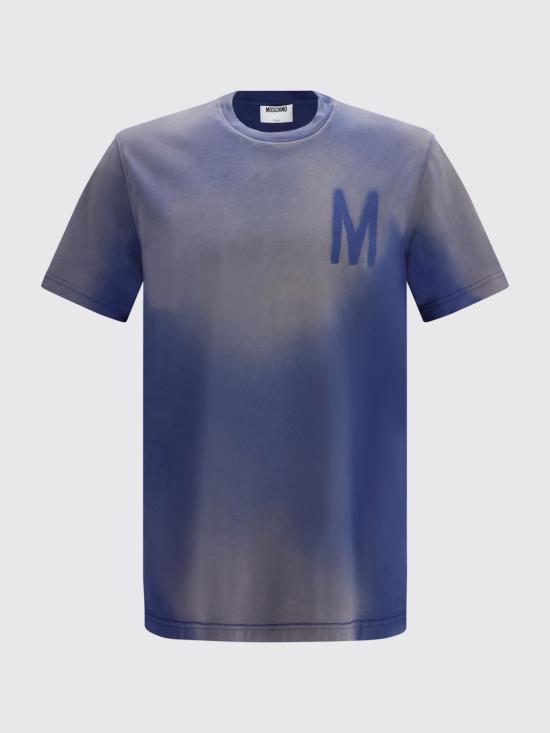 26SS 모스키노 반팔 티셔츠 261ZZA07070241 3290 Blue - MOSCHINO
