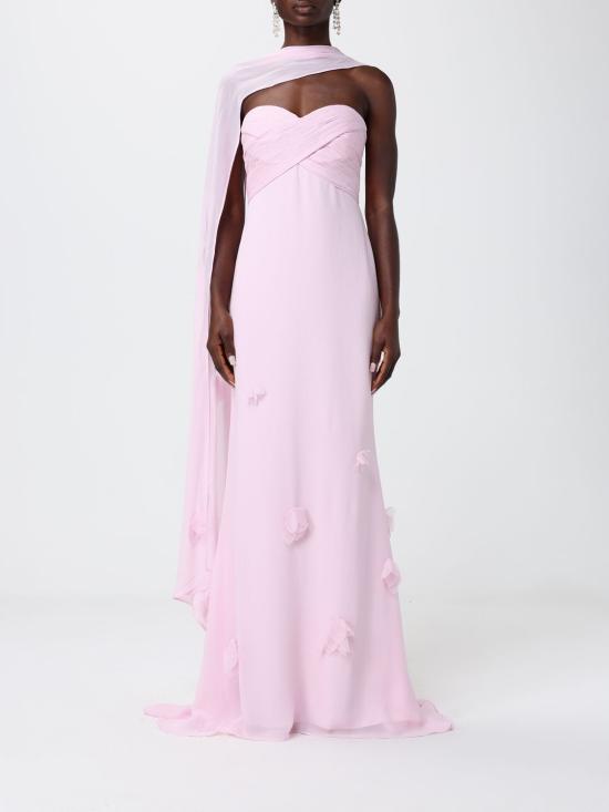 26SS 셀프 포트레이트 롱 원피스 SS26258XP Pink