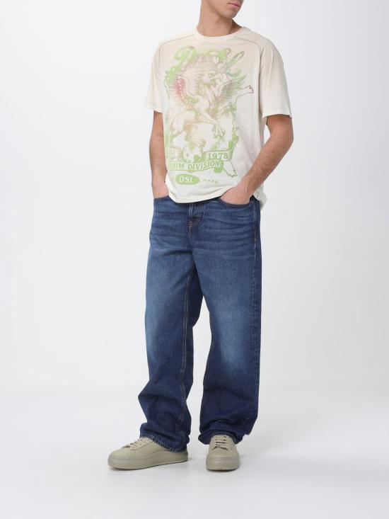 26SS 디젤 반팔 티셔츠 A237990SKBK 1BN Green - DIESEL