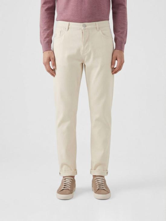26SS 브루넬로 쿠치넬리 라이트웨이트 데님 팬츠 M277PD3210 C6094 White
