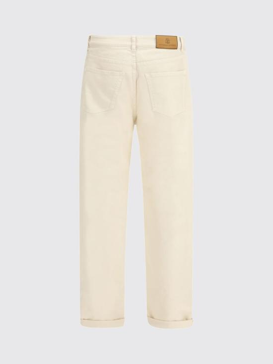 26SS 브루넬로 쿠치넬리 라이트웨이트 데님 팬츠 M277PD3210 C6094 White - BRUNELLO CUCINELLI