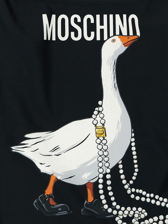 26SS 모스키노 원피스 수영복 42020577 1555 Black - MOSCHINO