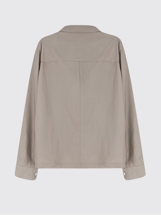 26SS 브루넬로 쿠치넬리 언라인드 멤브레인 실크 블루종 MZ4216541 C965 Kaki - BRUNELLO CUCINELLI