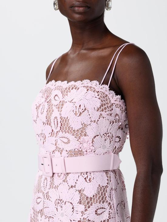 26SS 셀프 포트레이트 롱 원피스 SS26007MAP Pink - SELF PORTRAIT