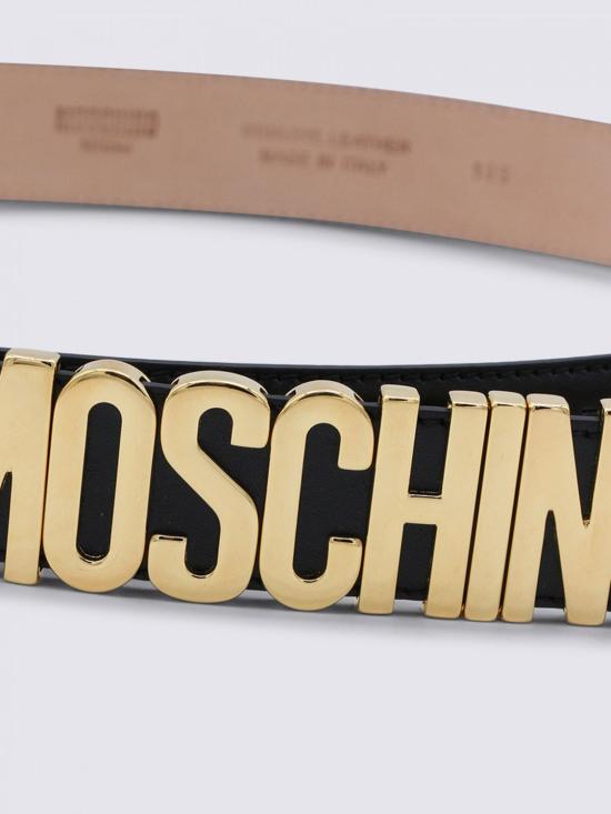 26SS 모스키노 가죽 벨트 MD6000PP0OFD 900A Black - MOSCHINO