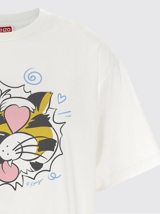 26SS 겐조 반팔 티셔츠 FG52TS3114SG 02 White - KENZO