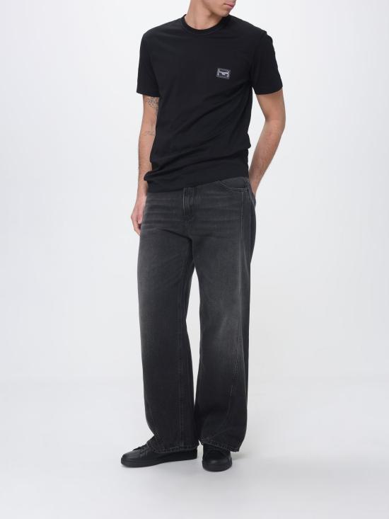 26SS 돌체앤가바나 반팔 티셔츠 G8PT1TG7P1B N0000 Black - DOLCE & GABBANA