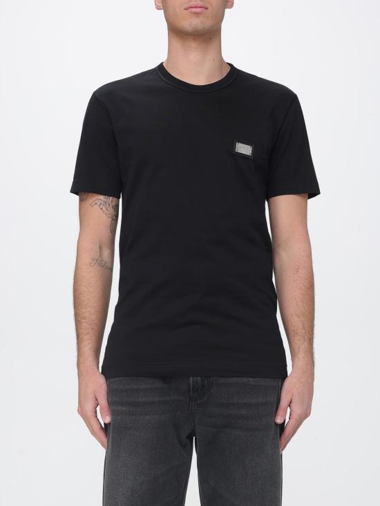 26SS 돌체앤가바나 반팔 티셔츠 G8PT1TG7P1B N0000 Black