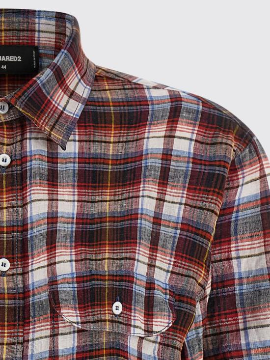 26SS 디스퀘어드2 셔츠 S75DL0942D35423 002F Red - DSQUARED2