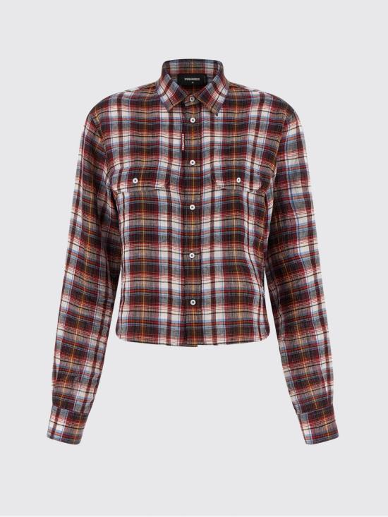 26SS 디스퀘어드2 셔츠 S75DL0942D35423 002F Red - DSQUARED2