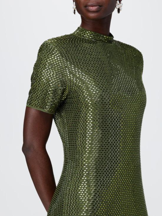 26SS 셀프 포트레이트 롱 원피스 SS26900MG Green - SELF PORTRAIT