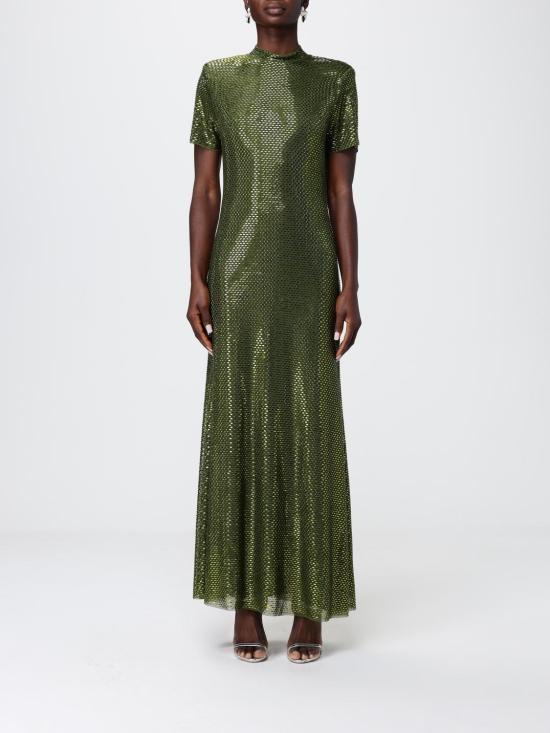 26SS 셀프 포트레이트 롱 원피스 SS26900MG Green