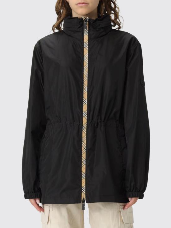 26SS 버버리 숏 나일론 파카 8110309 Black